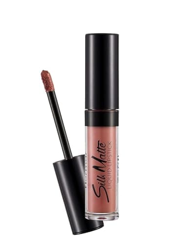 Image of Flormar Silk Matte Liquid Lipstick, Highly Pigmented Long-Lasting Matte Lip Colour with Cupuaçu & Baobab Oil, Shade 001 Undressed