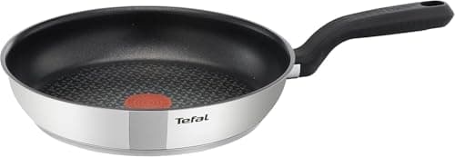 Image of Tefal Comfort Max Stainless Steel Non-Stick Pancake Frying Pan 20cm – Thermo-Spot Heat Indicator, Induction Compatible Base, Comfortable Grip Handle, G7260244