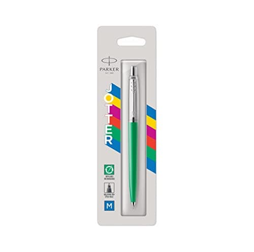Image of Parker Jotter Originals Ballpoint Pen | Classic Green Finish | Medium Point | Blue Ink
