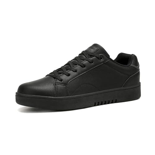 Image of ANALEAF Men's Casual Trainers Sneakers Dress Shoes Comfortable Walking Shoes All Black