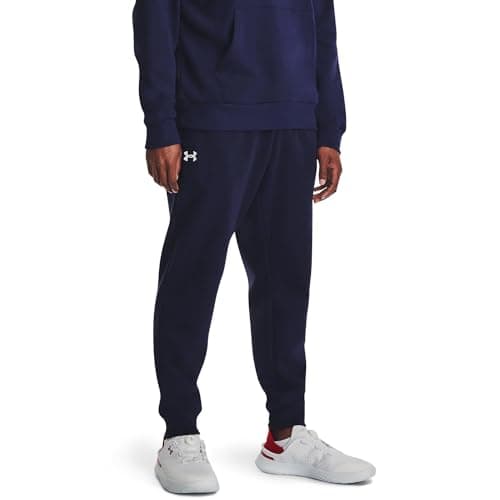 Image of Under Armour Men's UA Rival Fleece Joggers Pants, XL Midnight Navy