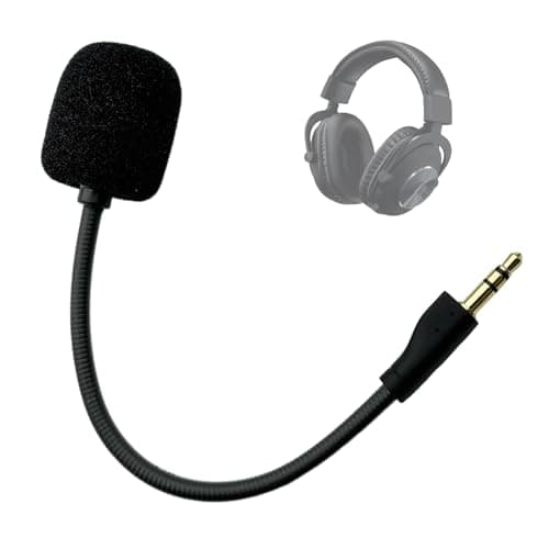 Image of SPTSSWET Replacement Game Microphone Compatible with Logitech G PRO X2 G PRO X Gaming Headsets,for PS4 Pro PS5 Xbox One X PC Detachable Noise Cancelling Crystal-Clear Game Mic