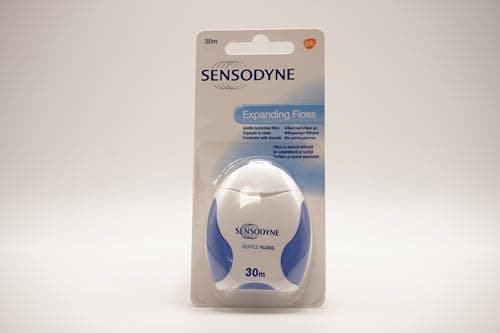 Image of Sensodyne Expanding Dental Floss (3 x 30m) Freshmint with Fluoride