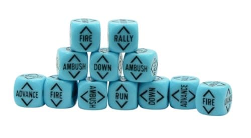 Image of Warlord Games Order Dice for Bolt Action (Sky Blue)