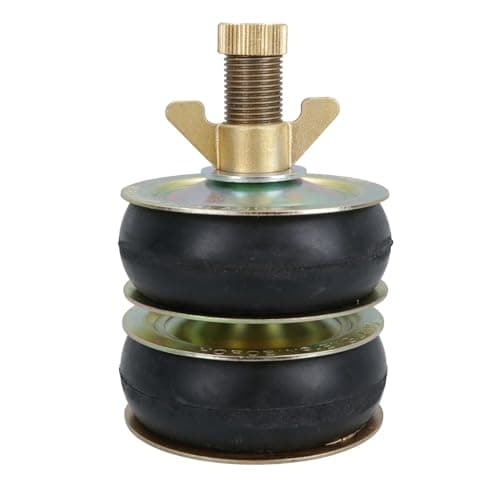 Image of Double Steel Drain Test Pipe Bung Plug 4" (100mm) Plumbing Tube Blanking Cap