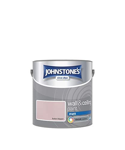 Image of Johnstone's - Wall & Ceiling Paint - Ballet Slipper - Matt Finish - Emulsion Paint - Fantastic Coverage - Easy to Apply - Dry in 1-2 Hours - 12m2 Coverage per Litre - 2.5L