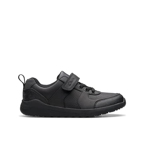 Image of Clarks Daze Bright K Childrens Black Leather, 11