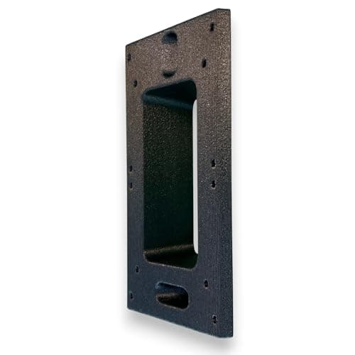 Image of HunkyDorey3D Angle Wedge Mount for Ring Video Doorbell – 15° 30° and 45° (Black, 30 Deg - Fits Ring 2/3/4/Plus/Pro/2nd Gen/2024
