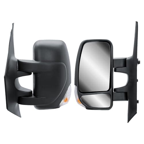Image of Passenger Left Side Wing Mirror N/S Electric and Heated with Signal Light for Renault Master III 2010 to 2024 Vauxhall Movano B 2010 to 2022