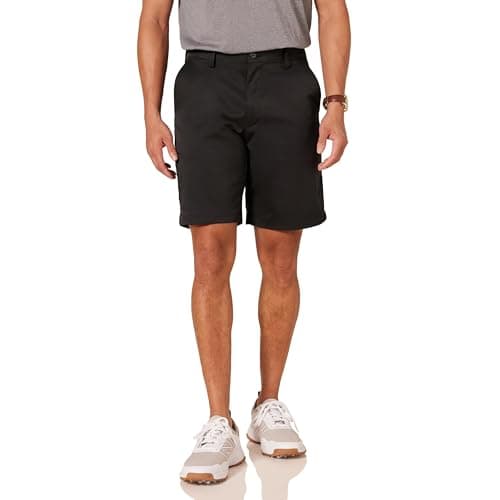 Image of Amazon Essentials Men's Classic-Fit Stretch Golf Shorts (Available in Big & Tall), Black, 34W