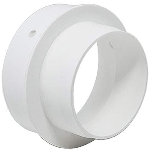 Image of Kair Ducting Reducer 100mm to 80mm Duct Pipe Reduction Connector for Extract Fans and Ventilation Units