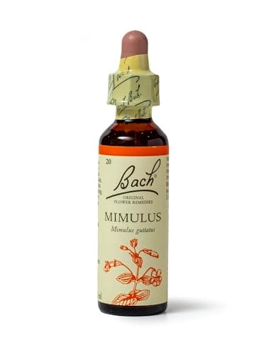 Image of Bach Original Flower Remedies Mimulus, Face Your Fears, Face Your Fears, Emotional Wellness, Natural Flower Essence, 20ml