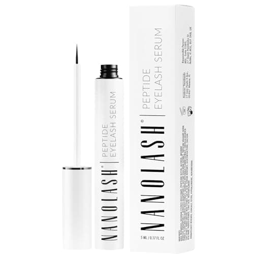 Image of Nanolash Eyelash Serum 5ml - peptide conditioner for eyelash, lash growth serum, fuller, stronger, longer lashes, lash serum, peptide lash enhancer
