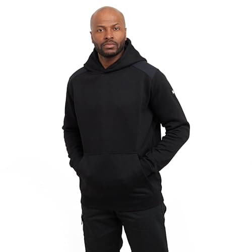 Image of Caterpillar CAT Workwear Mens Essentials Hooded Sweatshirt Hoodie, Brown, L