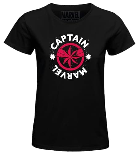 Image of Marvel Women's T-Shirt, Black, S
