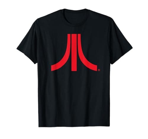 Image of Atari Red Logo Retro Vintage Gamer Fun Graphic Look T-Shirt