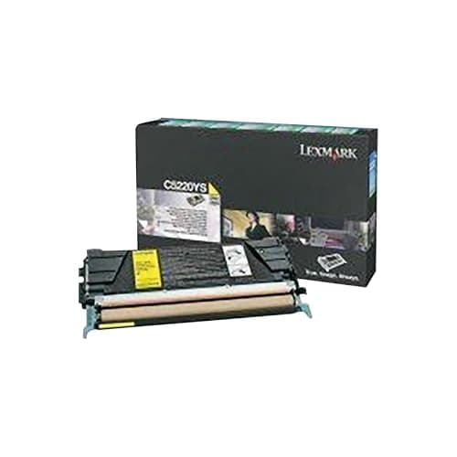 Image of Lexmark yellow colour laser cartridge C5220YS