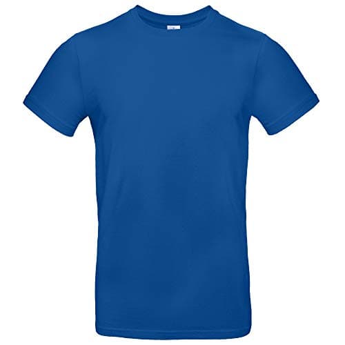 Image of B&C Men's #E190 Tee, Royal Blue, 2XL. TU03T