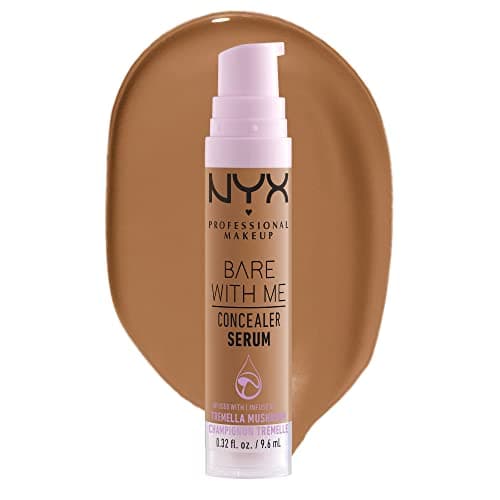 Image of NYX Professional Makeup Concealer Serum, Combats Dark Circles, Acne, Redness and Irritation, 24 Hours of Hydration, Medium Coverage, Bare With Me, Deep Golden, 9.6ml