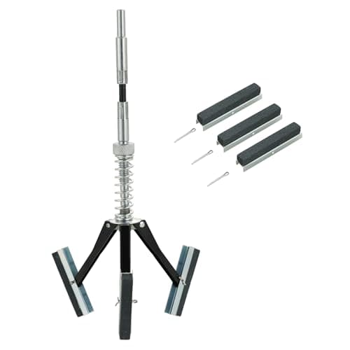 Image of DASBET Engine Brake Cylinder Hone | Engine Cylinder Hone Tool for Grinding Holes Adjustable Deglazer 1-1/4" to 3-1/2" Diameter with Extra 3-Piece 2'' Long Stones 220 Grit (2")