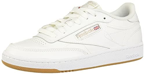 Image of Reebok Unisex Club C85 Sneaker, White (White/Light Grey/Gum 0), 5.5 UK, (38.5 EU)