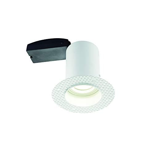 Image of National Lighting Fire Rated Plaster-in Anti Glare Downlights, Recessed Ceiling Lights, GU10 Halogen or LED, Trimless Spotlights - Pack of 4