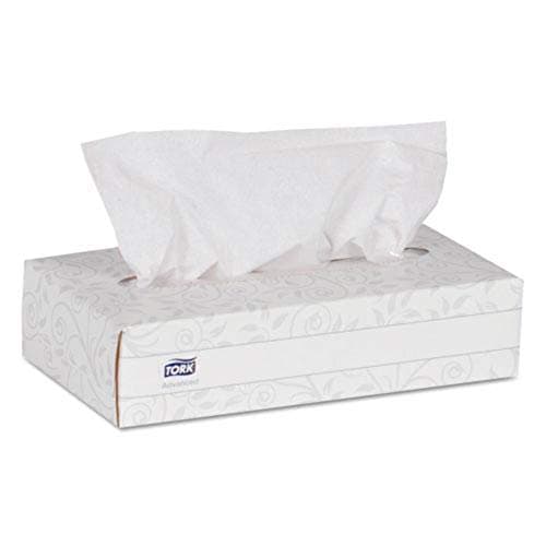 Image of Tork® - Advanced Extra Soft, 2-Ply Facial Tissue, 100/Box, 30 Boxes/Carton, WE - Sold As 1 Carton - Advanced extra soft and absorbent 2-ply facial tissue offers the right combination of performance and value.
