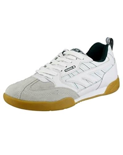 Image of Hi Tech Mens 06983-04718 White Men's Court Shoe 9