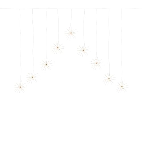 Image of The Christmas Workshop 70379 Starburst Curtain Light, Warm White