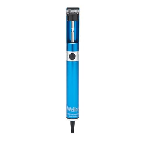 Image of Weller 7874B Manual ESD-Safe Desoldering Pump with Aluminum Body, Blue