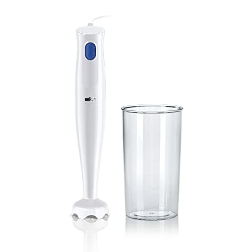 Image of Braun MultiQuick 1 Hand Mixer MQ10.001P, Lightweight Mixer with EasyTwist Technology, One Speed, 450W, White