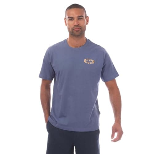 Image of Nicce Men's Tanetta Logo T-Shirt in Blue