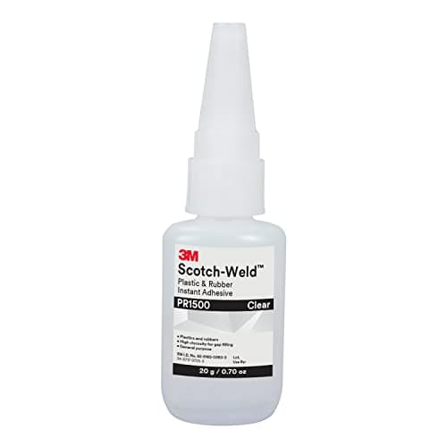 Image of 3M Scotch-Weld Plastic & Rubber Instant Adhesive PR1500, Clear, 20 Gram Bottle