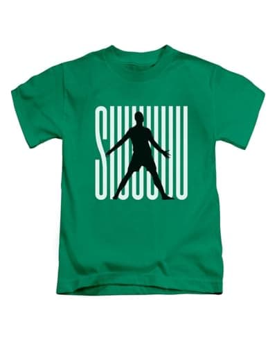 Image of New Spirit Original Siuuu Football Goal Soccer Tee T-Shirt Funny Unisex T Shirt Top Forest Green