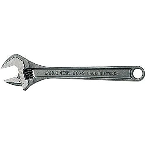 Image of Bahco 8073 C IP Adjustable Wrench in Industrial Pack, Silver, 12-Inch, 34 mm