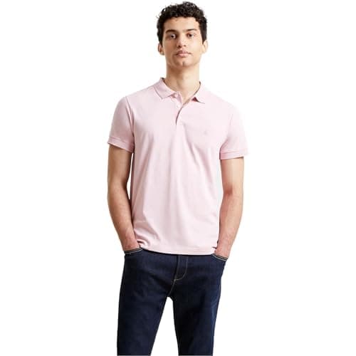 Image of French Connection Short Sleeve Polo Shirt X-Large (Pink)