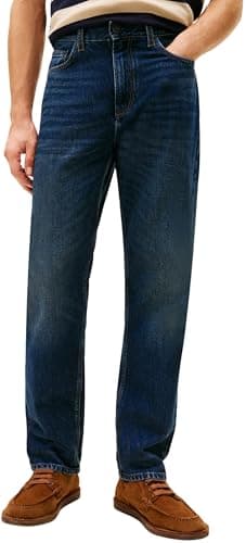 Image of Tommy Hilfiger Men Regular Mercer RGD Trey Indigo MW0MW41887 Other Jeans, Denim, 34W / 32L