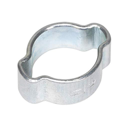 Image of Sealey OCDE911 O-Clip Double Ear 9-11mm Pack of 25, Silver