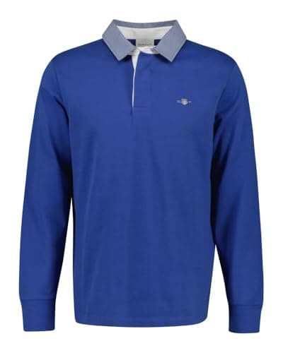 Image of GANT REG Chambray Heavy Rugger, Rich Blue, XL