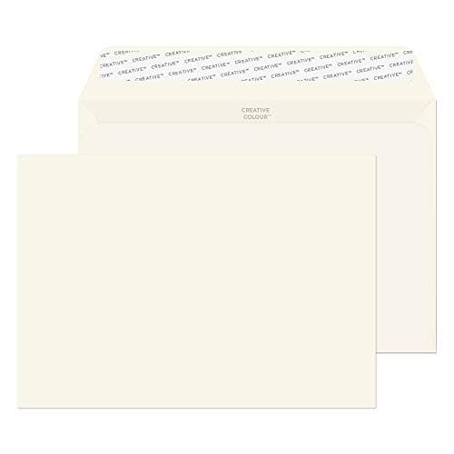 Image of Blake Creative Colour C5 162 x 229 mm 120 gsm Peel & Seal Wallet Envelopes (45351) Milk White - Pack of 25