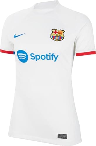 Image of FC Barcelona Season 2023/2024 Official Away Stadium Women's Nike T-Shirt M