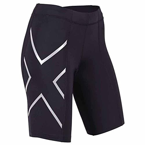 Image of 2XU UK Women's Core Compression Short, Black/Silver, L, WA4176b
