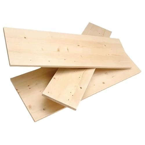 Image of Austin Commerce Pine Boards Shelves Furniture Shelf Board Laminated Pine Craft Board 18mm Thick (1, 900mm x 300mm)