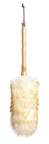 Image of KitchenCraft Living Nostalgia Traditional Natural Lambswool Duster, 48 cm (19”)