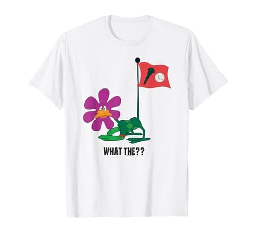 Image of Looney Tunes Daffy Duck Screwball Flower T-Shirt