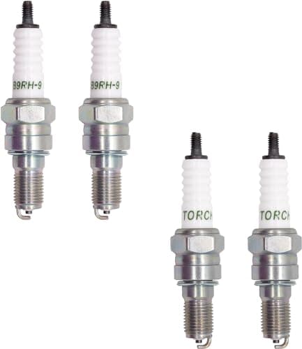 Image of TORCH 4pcs B9RH-9 Spark Plugs Replace for NGK 7502/CR9EH-9, for HONDA 98059-59916 98059-59926, for Denso 4129/U27FER9