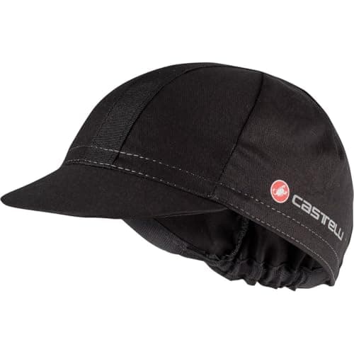 Image of CASTELLI 4522042 ENDURANCE CAP Men's Hat Black White UNI