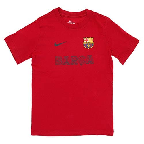 Image of Nike Barcelona Core Match T-Shirt Kids T-Shirt - Noble Red, M
