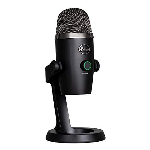 Image of Logitech for Creators Blue Yeti Nano Premium USB Mic for Recording, Streaming, Gaming, Podcasting on PC and Mac, Condenser Microphone with Blue VO!CE Effects, No-Latency Monitoring - Black
