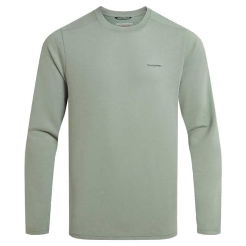 Image of Craghoppers Mens ABEL NosiLife Long-Sleeved T-Shirt - Anti-Insect, Lichen Green, M